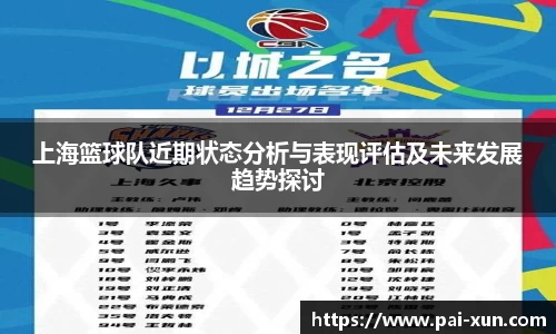 上海篮球队近期状态分析与表现评估及未来发展趋势探讨
