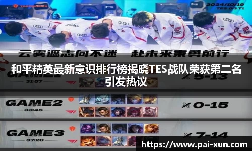 和平精英最新意识排行榜揭晓TES战队荣获第二名引发热议